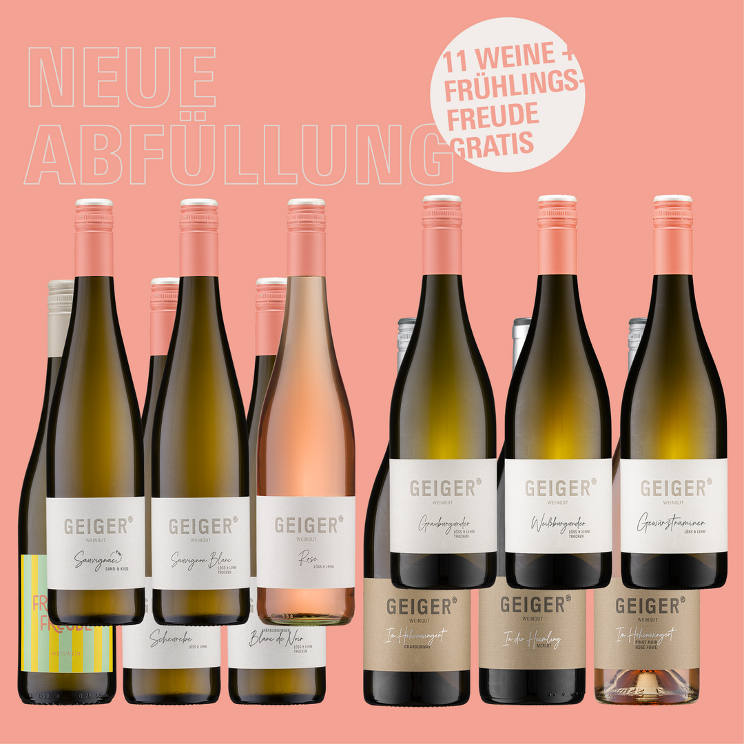 WEINPAKET: Neue Abfüllung | 11 Weine + Frühlingsfreude gratis