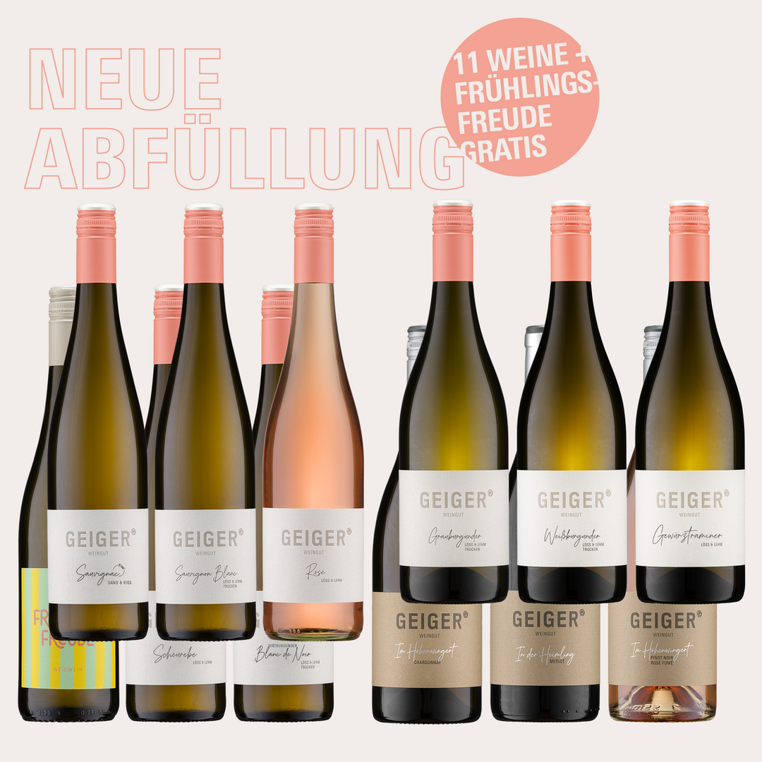 WEINPAKET: Neue Abfüllung | 11 Weine + Frühlingsfreude gratis
