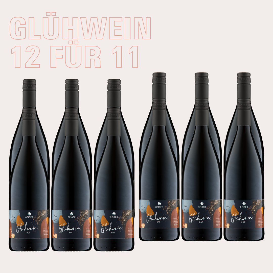 WEINPAKET: Glühwein 12 zum Preis von 11
