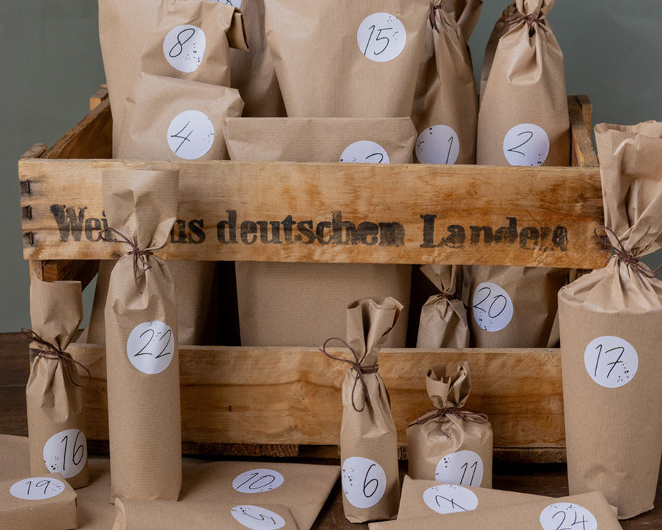 ADVENTSKALENDER: 24 Genüsse aus der Pfalz – verpackt in einer Weinkiste voller Vorfreude