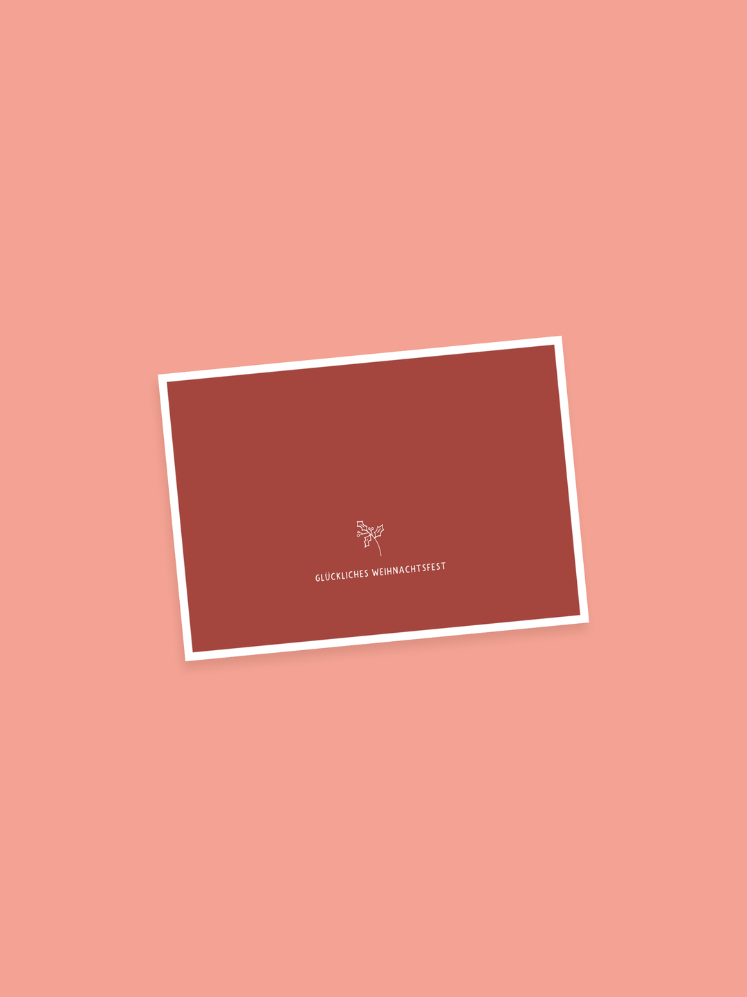 GLÜCKLICHES WEIHNACHTSFEST